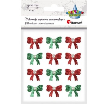 KOKARDKI KRYSZTAŁKI 12 SZT.