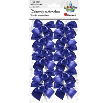 KOKARDY 12 SZT. NIEBIESKIE