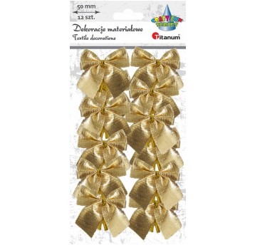 KOKARDY 12 SZT. ZŁOTE