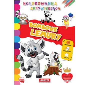 KOLOROWANKA AKTYWIZUJĄCA BOMBOWE LEMURY
