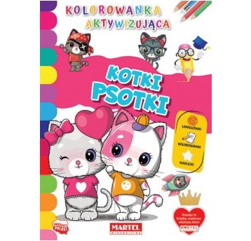 KOLOROWANKA AKTYWIZUJĄCA KOTKI PSOTKI