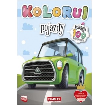 KOLOROWANKA KOLEKCJA KOLORUJ - POJAZDY MARTEL