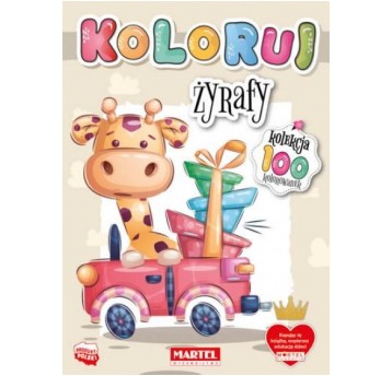 KOLOROWANKA KOLEKCJA KOLORUJ - ŻYRAFY MARTEL