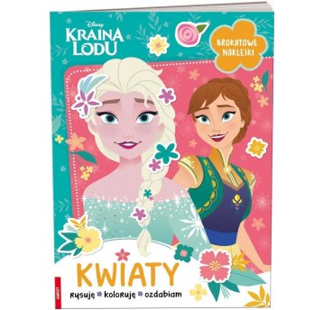 KOLOROWANKA KWIATY KRAINA LODU
