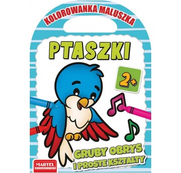 KOLOROWANKA MALUSZKA PTASZKI MARTEL