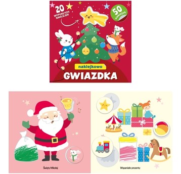 KOLOROWANKA NAKLEJKOWO GWIAZDKA - MOREX