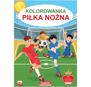 KOLOROWANKA PIŁKA NOŻNA MARTEL