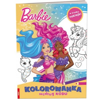 KOLOROWANKA WEDŁUG KODU BARBIE DREAMTOPIA