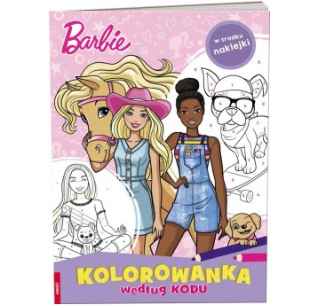 KOLOROWANKA WEDŁUG KODU BARBIE