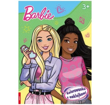 KOLOROWANKA Z NAKLEJKAMI BARBIE DREAMHOUSE