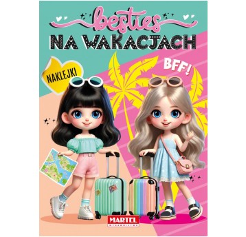 KOLOROWANKA Z NAKLEJKAMI BESTIES MARTEL