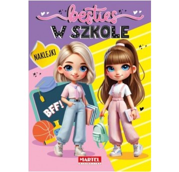 KOLOROWANKA Z NAKLEJKAMI BESTIES MARTEL