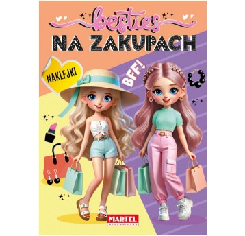 KOLOROWANKA Z NAKLEJKAMI BESTIES MARTEL