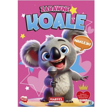 KOLOROWANKA Z NAKLEJKAMI KOALE MARTEL