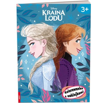 KOLOROWANKA Z NAKLEJKAMI KRAINA LODU