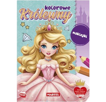 KOLOROWANKA Z NAKLEJKAMI KRÓLEWNY MARTEL
