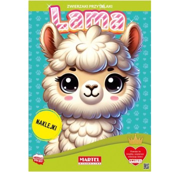 KOLOROWANKA Z NAKLEJKAMI LAMA MARTEL