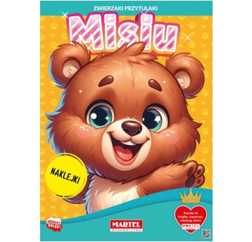 KOLOROWANKA Z NAKLEJKAMI MISIU MARTEL