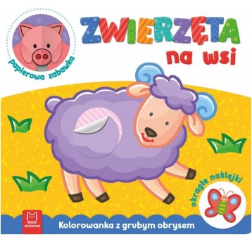 KOLOROWANKA ZWIERZĘTA NA WSI