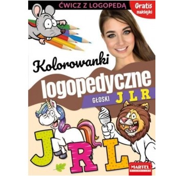 KOLOROWANKI LOGOPEDYCZNE GŁOSKI JLR MARTEL