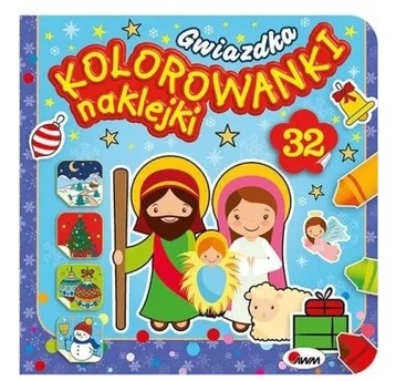 KOLOROWANKI NAKLEJKI GWIAZDKA - MOREX