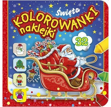 KOLOROWANKI NAKLEJKI ŚWIĘTA - MOREX