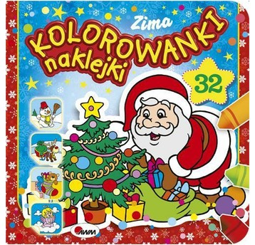 KOLOROWANKI NAKLEJKI ZIMA - MOREX