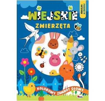 KOLOROWY ZAWRÓT GŁOWY WIEJSKIE ZWIERZĘTA - MOREX