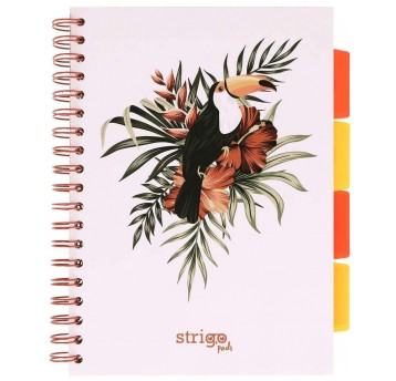 KOŁOZESZYT A4 200 K STRIGO PADS BIAŁY PELIKAN