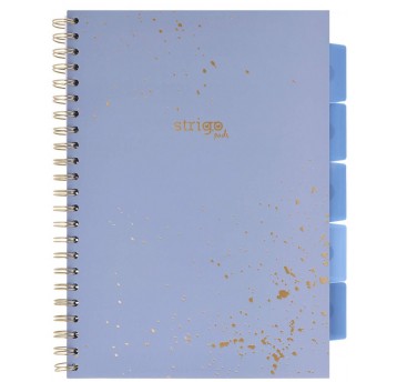 KOŁOZESZYT A4 200 K STRIGO PADS MARMUR NIEBIESKI