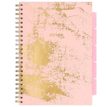 KOŁOZESZYT A4 200 K STRIGO PADS MARMUR RÓŻOWY