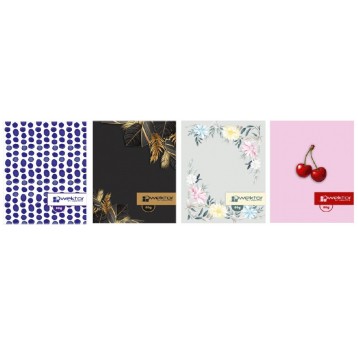 KOŁOZESZYT A6 100K KRATA MIX WEKTOR