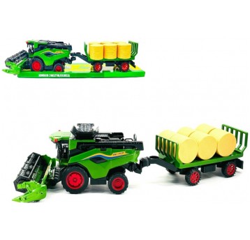 KOMBAJN Z PRZYCZEPĄ