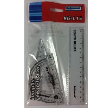 KOMPLET GEOMETRYCZNY KG-L15 SCHEMAT