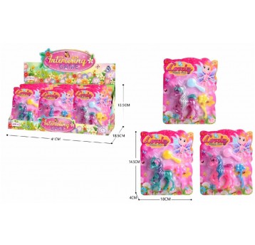 KONIK MINI Z AKCESORIAMI NA BLISTRZE