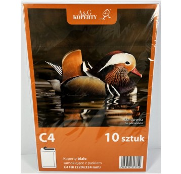 KOPERTA C4 BIAŁA 10 SZT.