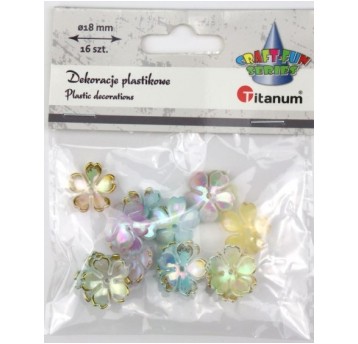 KORALIKI KWIATKI MIX OPALIZUJĄCE 16 SZT.