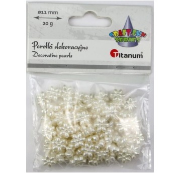 KORALIKI PERŁOWE KWIATKI 20G