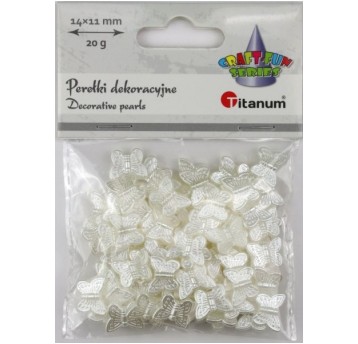 KORALIKI PERŁOWE MOTYLKI 20G