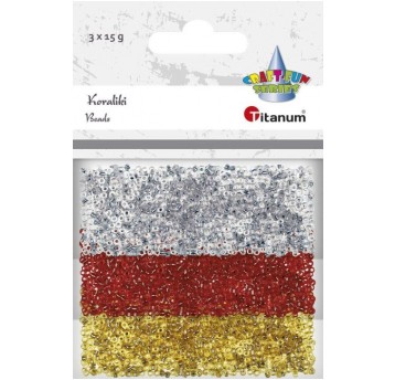 KORALIKI PLASTIKOWE 3 KOL. X 15G