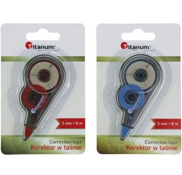 KOREKTOR W TAŚMIE 5MM/8M TITANUM