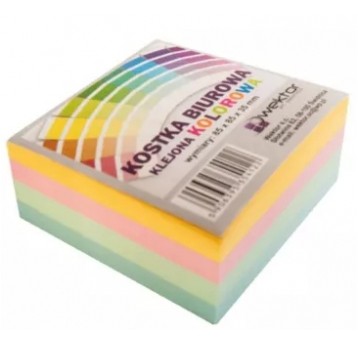 KOSTKA KOLOR KLEJONA 85x85x35mm WEKTOR