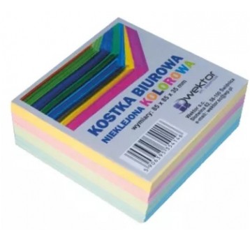 KOSTKA KOLOR NIEKLEJONA 85X85MM WEKTOR