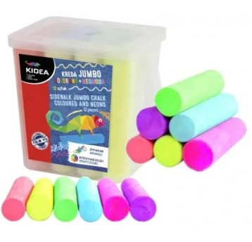 KREDA 12KOL. JUMBO+NEON KIDEA