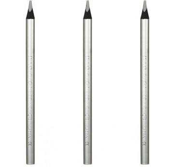 KREDKA OŁÓWKOWA TRÓJKĄTNA SREBRNA ASTRA