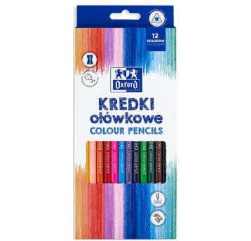 KREDKI OŁÓWKOWE 12 KOL OXFORD