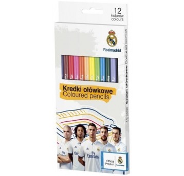 KREDKI OŁÓWKOWE 12 KOL REAL MADRYT ASTRA