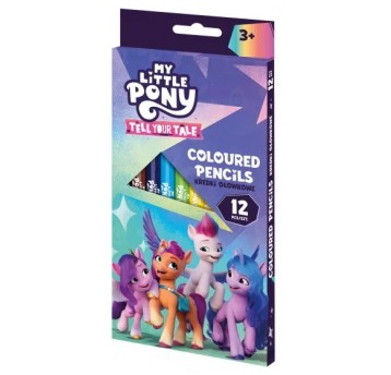 KREDKI OŁÓWKOWE 12 KOL TRÓJKĄTNE MLP ASTRA