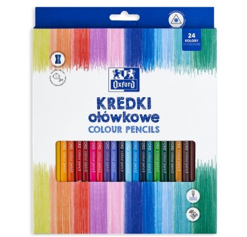 KREDKI OŁÓWKOWE 24 KOL OXFORD