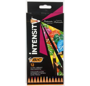 KREDKI OŁÓWKOWE BIC INTENSITY PREMIUM 12KOL